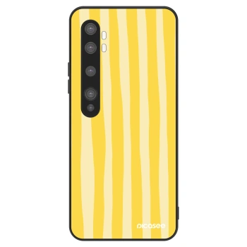 Szilikon tok erre a típusra Xiaomi Mi Note 10 (Pro) - Lines lemon