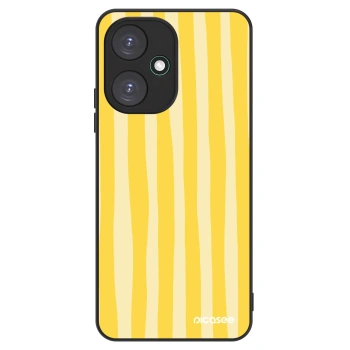 Szilikon tok erre a típusra Xiaomi Redmi 13C 5G - Lines lemon