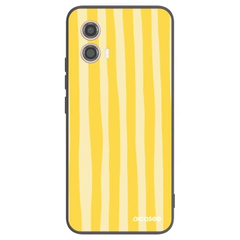 Tok az alábbi mobiltelefonokra Motorola Moto G53 5G - Lines lemon