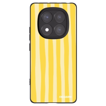 Picasee fekete szilikon tok az alábbi mobiltelefonokra Xiaomi Redmi Note 14 Pro+ 5G - Lines lemon