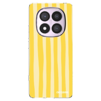 Picasee átlátszó szilikon tok az alábbi mobiltelefonokra Xiaomi Redmi Note 14 Pro 5G - Lines lemon