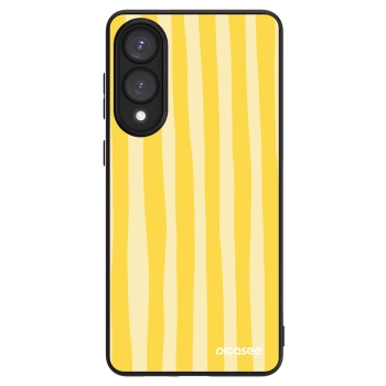 Szilikon tok erre a típusra Samsung Galaxy S25 Edge 5G - Lines lemon
