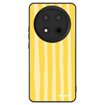 Szilikon tok erre a típusra Honor Magic7 Lite 5G - Lines lemon