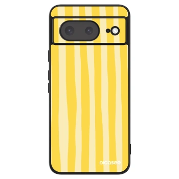 Szilikon tok erre a típusra Google Pixel 8a - Lines lemon