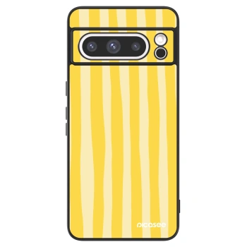 Picasee ULTIMATE CASE Google Pixel 8 Pro - készülékre - Lines lemon