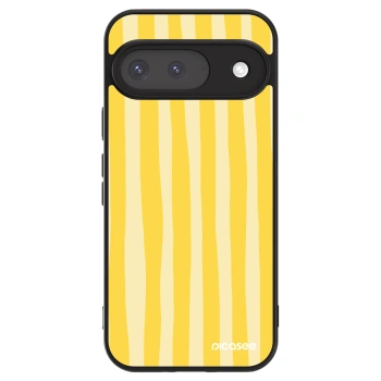Szilikon tok erre a típusra Google Pixel 9 - Lines lemon