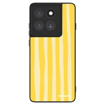 Szilikon tok erre a típusra Motorola Edge 60 Fusion - Lines lemon