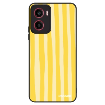 Szilikon tok erre a típusra Motorola Moto G05 - Lines lemon