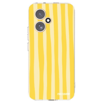 Picasee átlátszó szilikon tok az alábbi mobiltelefonokra Honor 400 5G - Lines lemon