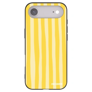 Picasee fekete szilikon tok az alábbi mobiltelefonokra Apple iPhone Air - Lines lemon