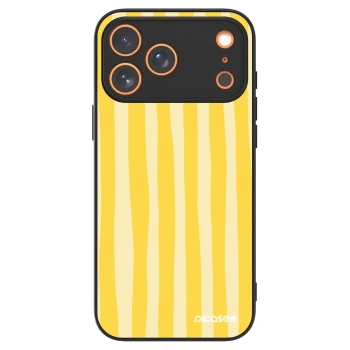 Picasee ULTIMATE CASE Apple iPhone 17 Pro Max - készülékre - Lines lemon