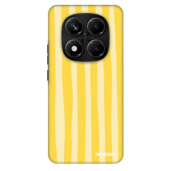 Szilikon tok erre a típusra Xiaomi Redmi Note 14 Pro+ 5G - Lines lemon