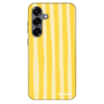 Szilikon tok erre a típusra Samsung Galaxy S25+ 5G - Lines lemon