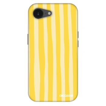 Szilikon tok erre a típusra Apple iPhone 16e - Lines lemon