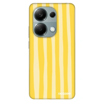 Szilikon tok erre a típusra Xiaomi Redmi Note 13 Pro 4G - Lines lemon