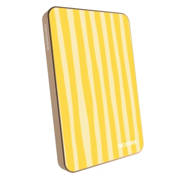 Powerbank MagSafe 5 000 mAh Aranysárga - Lines lemon