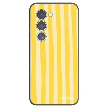 Picasee fekete szilikon tok az alábbi mobiltelefonokra Xiaomi Redmi 15 5G - Lines lemon