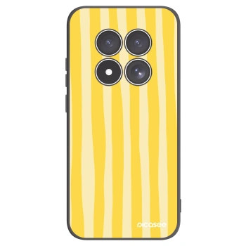 Picasee fekete szilikon tok az alábbi mobiltelefonokra Xiaomi Redmi Note 15 Pro 4G - Lines lemon