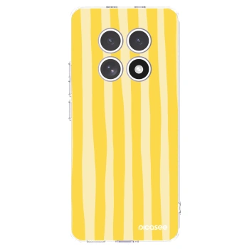 Picasee átlátszó szilikon tok az alábbi mobiltelefonokra Xiaomi Redmi Note 15 4G - Lines lemon