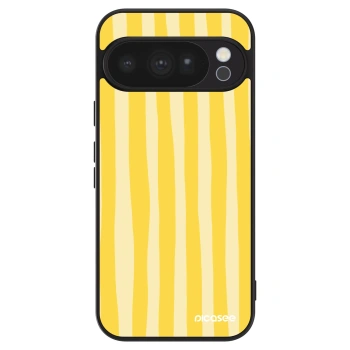 Szilikon tok erre a típusra Google Pixel 10 Pro - Lines lemon