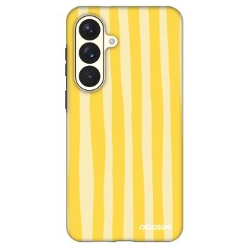 Szilikon tok erre a típusra Samsung Galaxy S26+ - Lines lemon