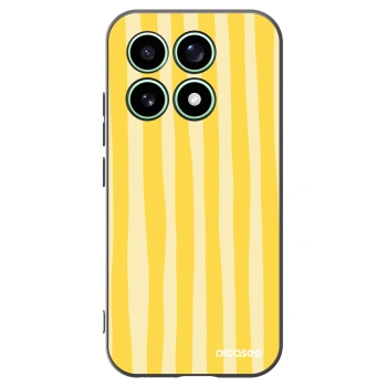 Picasee fekete szilikon tok az alábbi mobiltelefonokra Xiaomi 17 - Lines lemon
