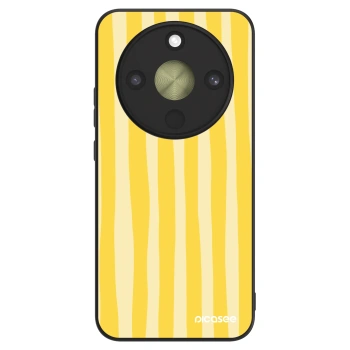 Szilikon tok erre a típusra Honor Magic8 Lite 5G - Lines lemon