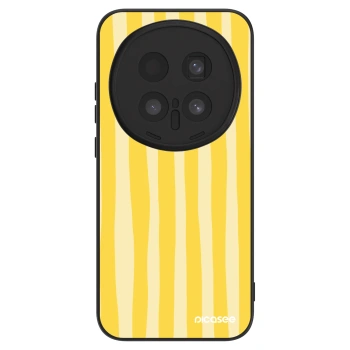 Szilikon tok erre a típusra Honor Magic8 Pro 5G - Lines lemon