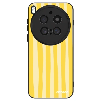 Szilikon tok erre a típusra Vivo X300 Pro - Lines lemon