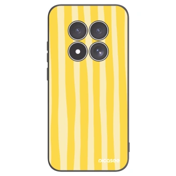 Picasee fekete szilikon tok az alábbi mobiltelefonokra Xiaomi Redmi Note 15 Pro 5G - Lines lemon