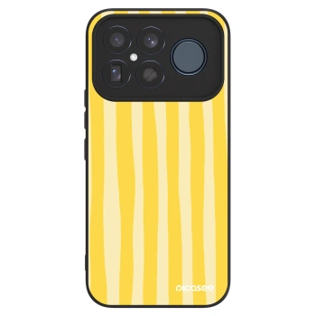 Szilikon tok erre a típusra Xiaomi Poco F8 Ultra - Lines lemon