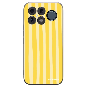 Picasee fekete szilikon tok az alábbi mobiltelefonokra Xiaomi Poco F8 Ultra - Lines lemon