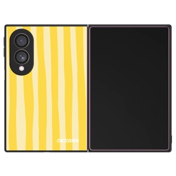 Szilikon tok erre a típusra Samsung Galaxy Z Fold8 5G - Lines lemon