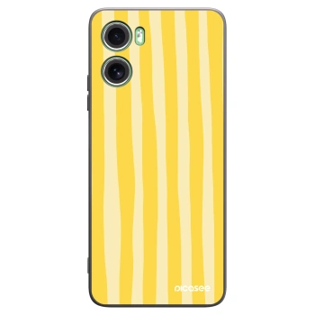 Picasee fekete szilikon tok az alábbi mobiltelefonokra Motorola Moto G06 - Lines lemon