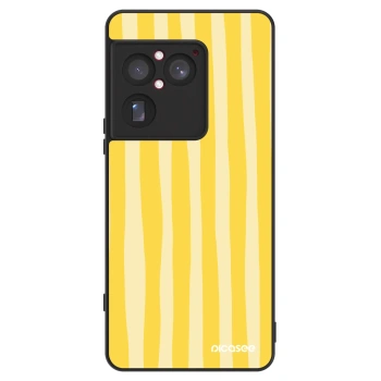 Szilikon tok erre a típusra Sony Xperia 1 VIII 5G - Lines lemon