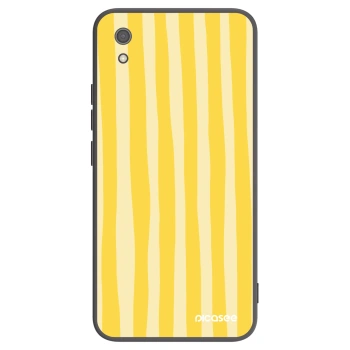 Picasee fekete szilikon tok az alábbi mobiltelefonokra Xiaomi Redmi 7A - Lines lemon