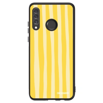 Picasee ULTIMATE CASE Huawei P30 Lite - készülékre - Lines lemon