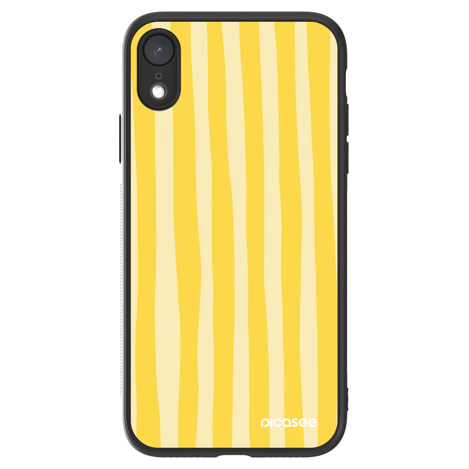 Picasee ULTIMATE CASE Apple iPhone XR - készülékre - Lines lemon