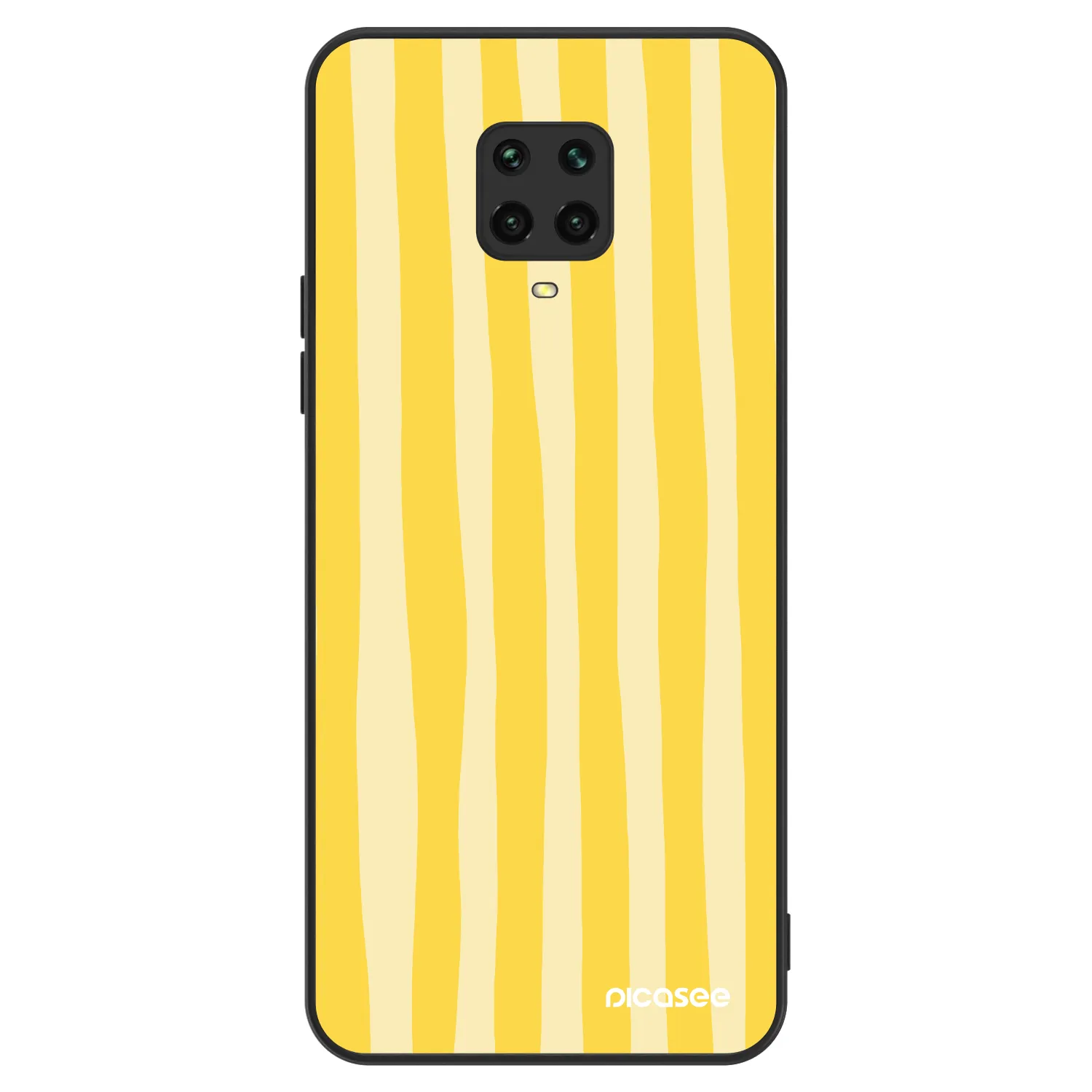 Picasee ULTIMATE CASE Xiaomi Redmi Note 9 Pro - készülékre - Lines lemon