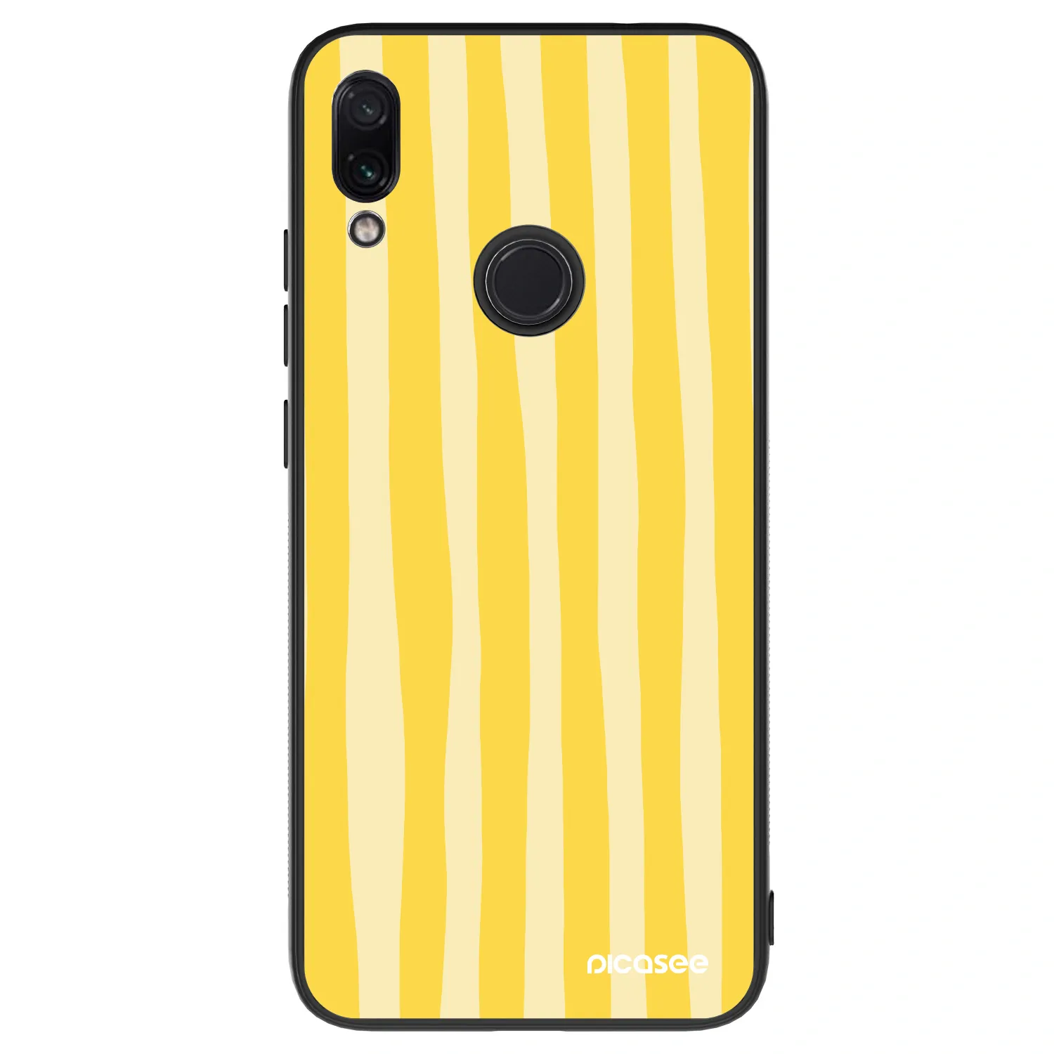 Picasee ULTIMATE CASE Xiaomi Redmi Note 7 - készülékre - Lines lemon