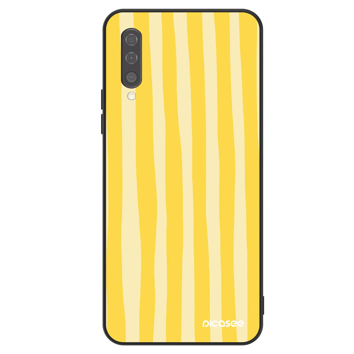 Picasee ULTIMATE CASE Samsung Galaxy A50 A505F - készülékre - Lines lemon