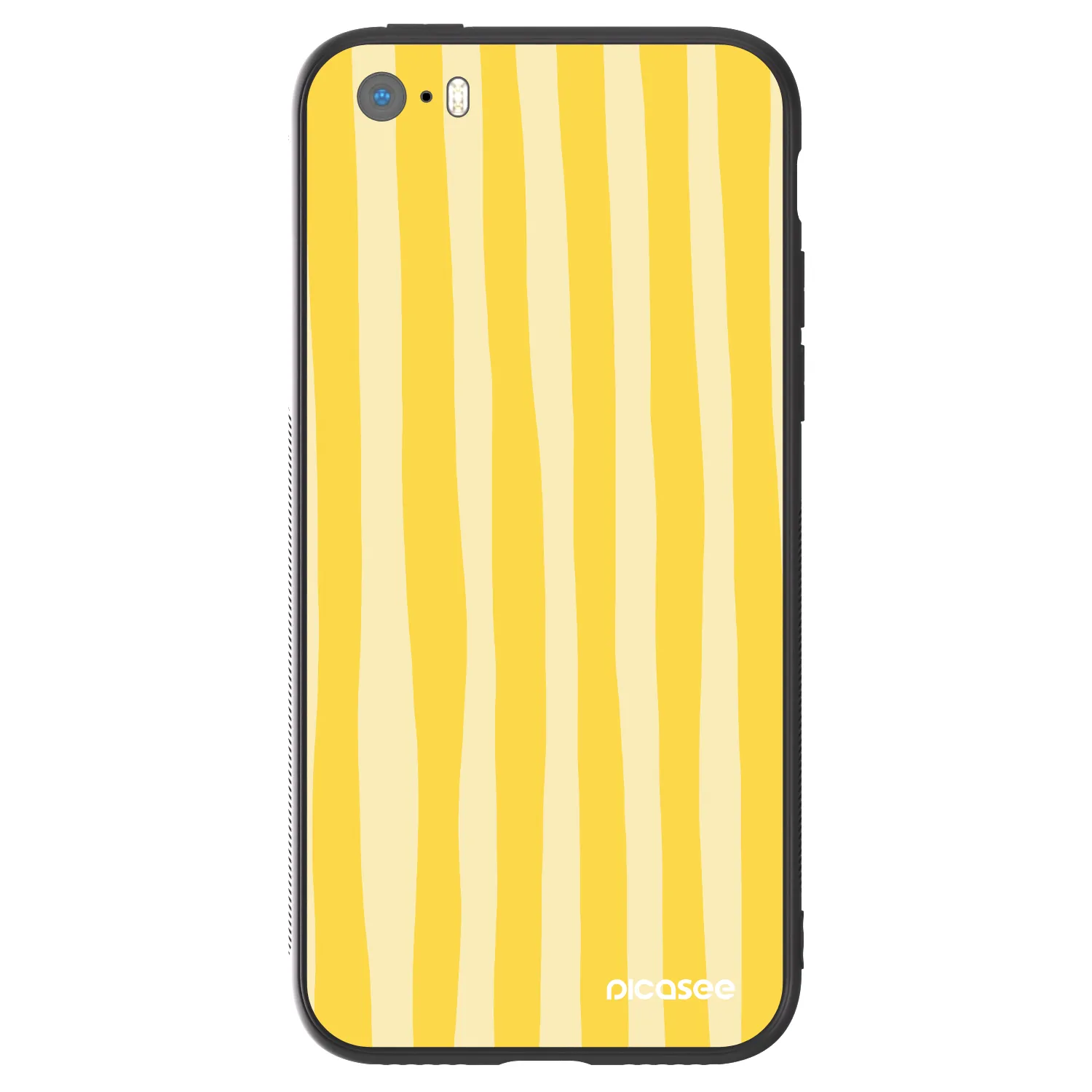 Picasee ULTIMATE CASE Apple iPhone 5/5S/SE - készülékre - Lines lemon