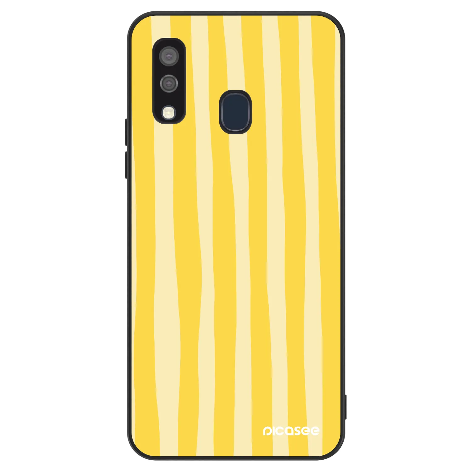 Picasee ULTIMATE CASE Samsung Galaxy A40 A405F - készülékre - Lines lemon