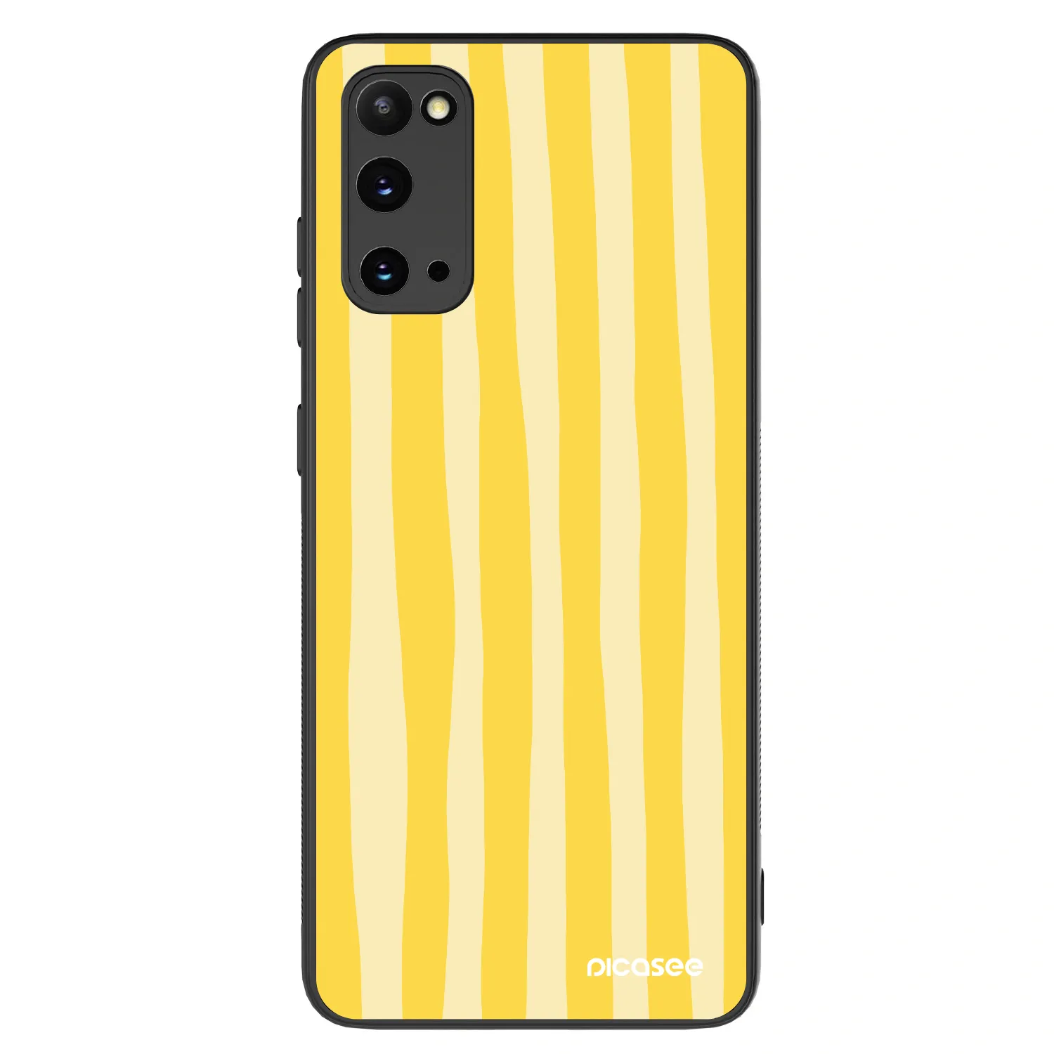 Picasee ULTIMATE CASE Samsung Galaxy S20 G980F - készülékre - Lines lemon