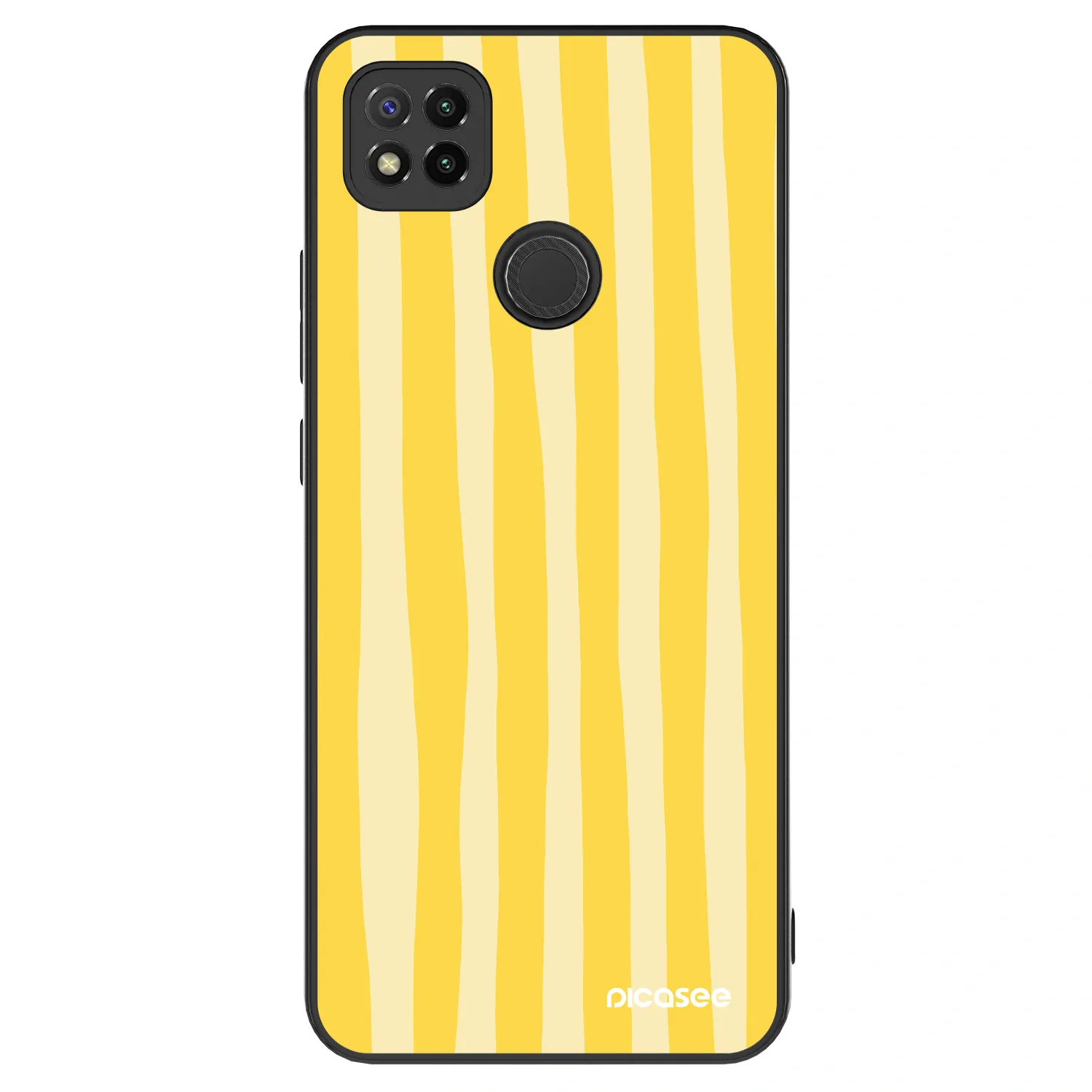 Picasee ULTIMATE CASE Xiaomi Redmi 9C - készülékre - Lines lemon