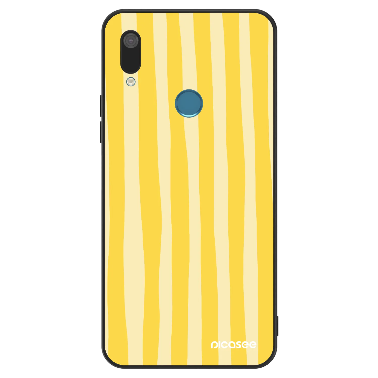 Picasee ULTIMATE CASE Huawei Y7 2019 - készülékre - Lines lemon