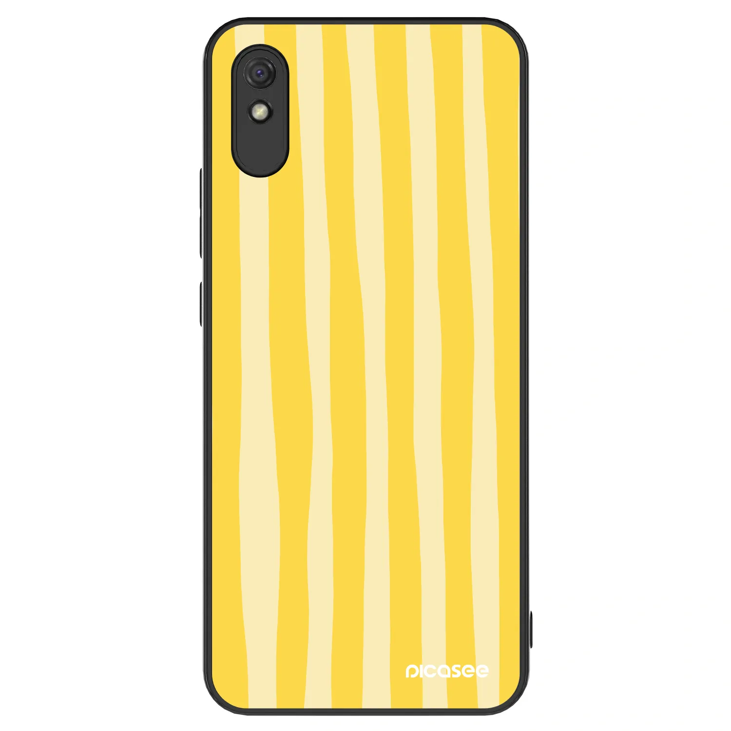 Picasee ULTIMATE CASE Xiaomi Redmi 9A - készülékre - Lines lemon