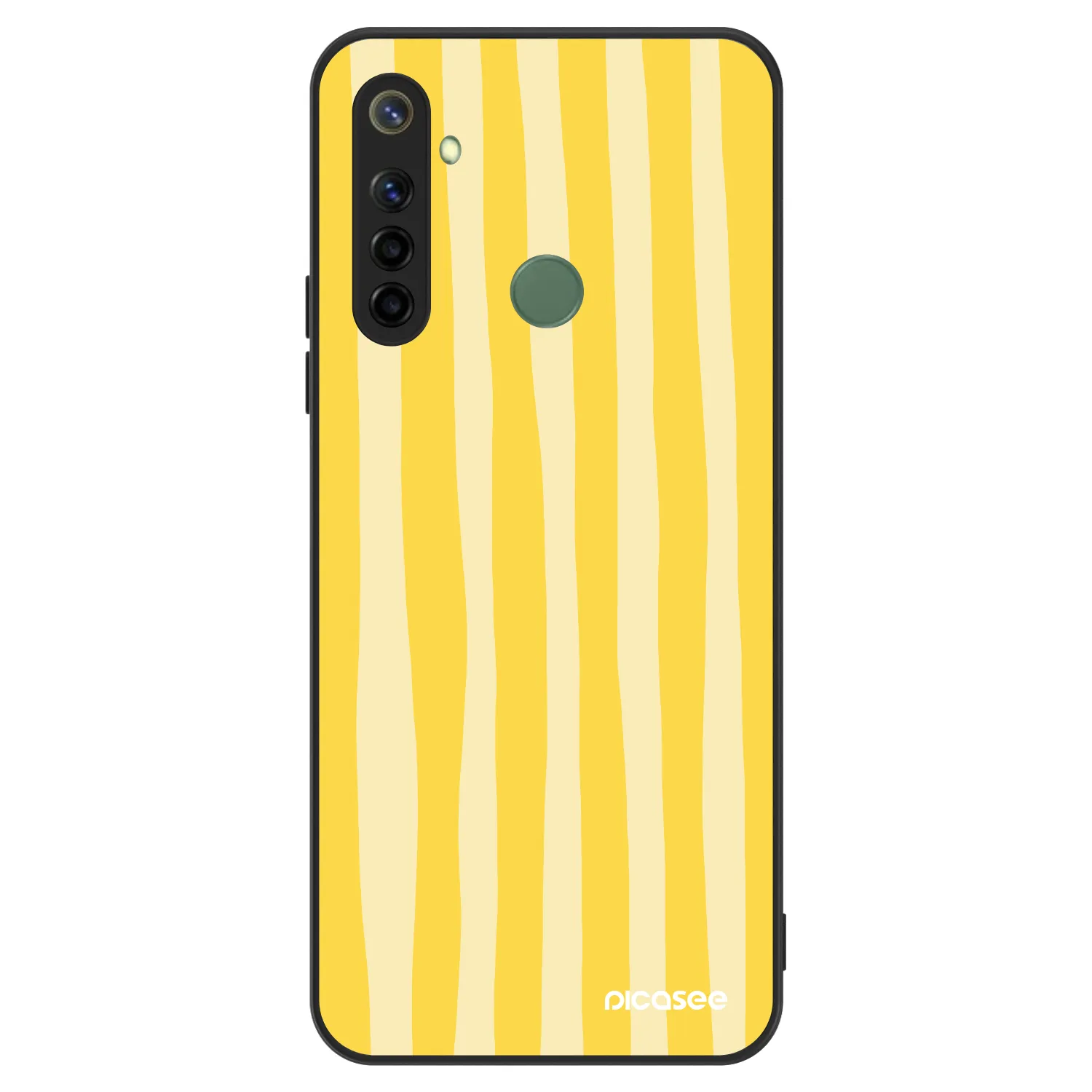 Picasee ULTIMATE CASE Realme 6i - készülékre - Lines lemon