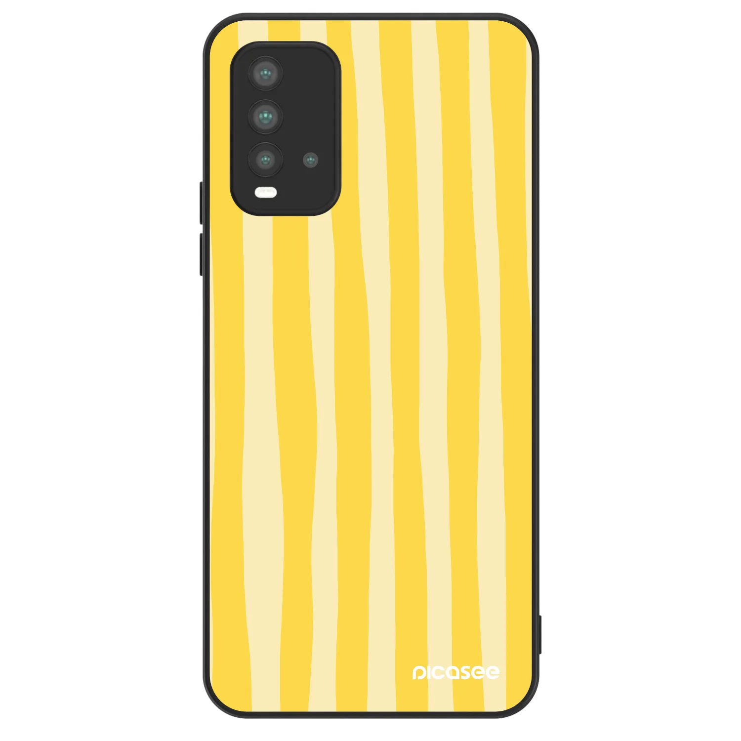 Picasee ULTIMATE CASE Xiaomi Redmi 9T - készülékre - Lines lemon