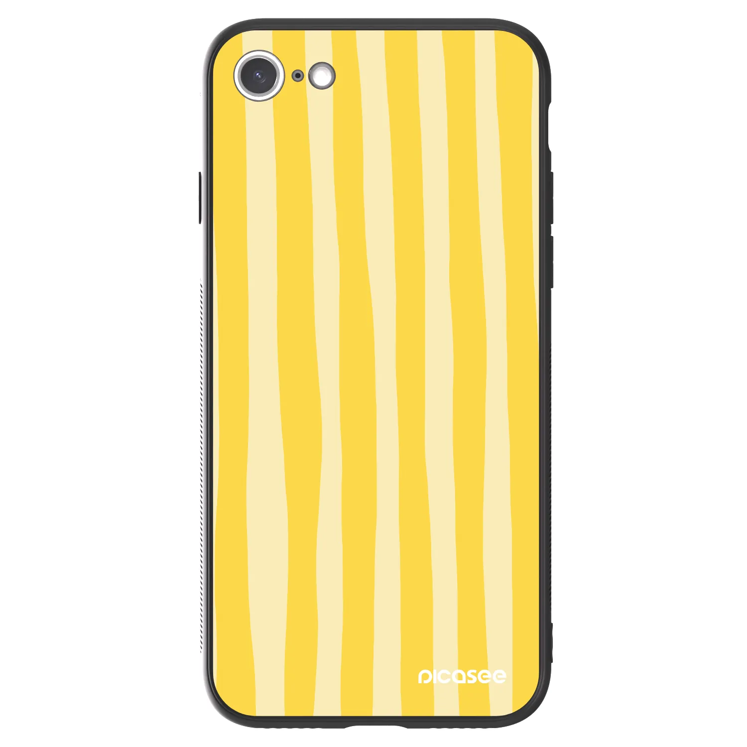 Picasee ULTIMATE CASE Apple iPhone SE 2020 - készülékre - Lines lemon